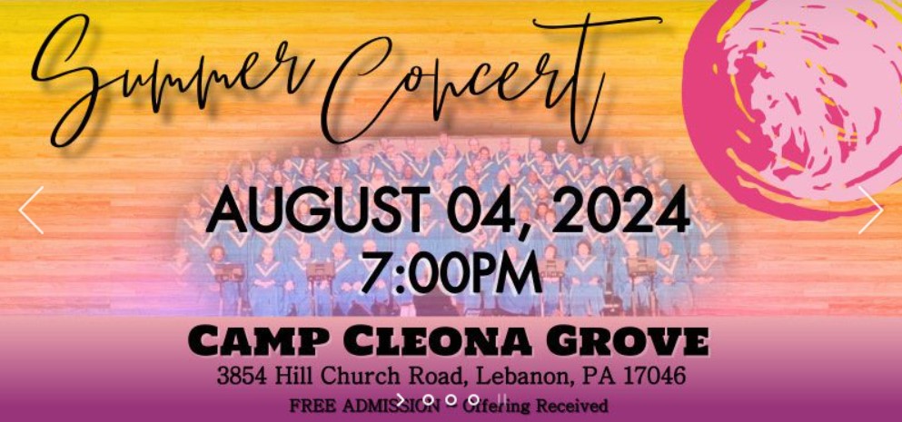 National Christian Choir August 4 @ 7:00 p.m. Cleona Campgrove